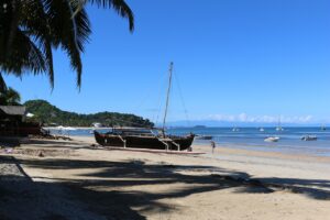 Beach at east Madagascar